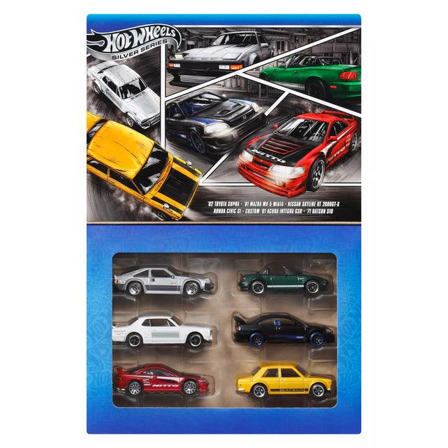 HOT WHEELS Set of Six Japanese Car Models (JBY77)