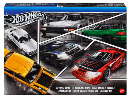 HOT WHEELS Set of Six Japanese Car Models (JBY77)