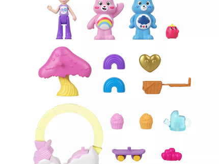 POLLY POCKET CARE BEARS teddy bear play set (JCC14)