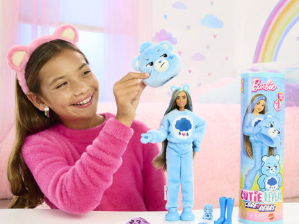 BARBIE CUTIE REVEAL CARE BEARS siurprizų rinkinys Grumpy Bear (JCN96)