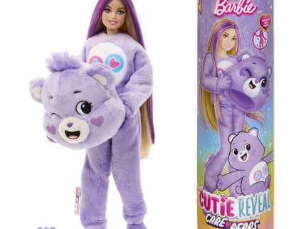BARBIE CUTIE REVEAL CARE BEARS siurprizų rinkinys - Share Bear (JCN94)