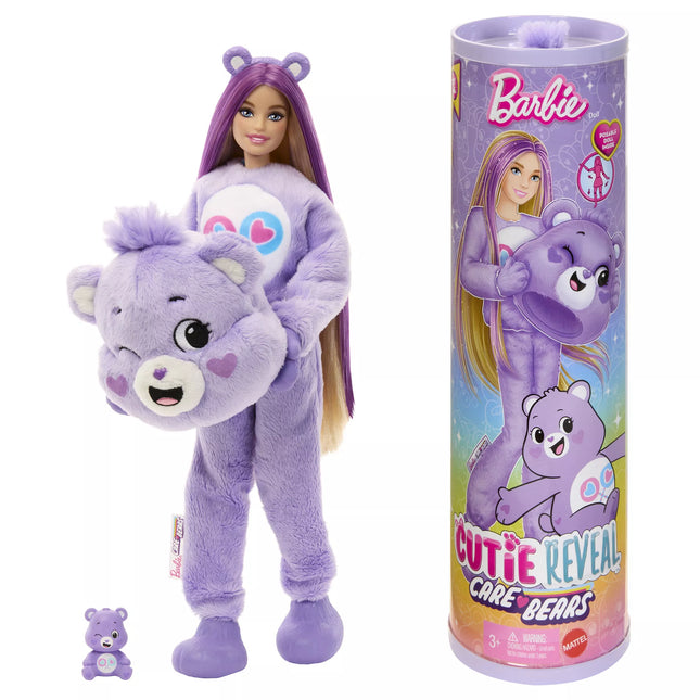 BARBIE CUTIE REVEAL CARE BEARS Surprise Set - Share Bear (JCN94)