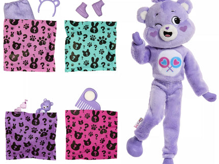 BARBIE CUTIE REVEAL CARE BEARS siurprizų rinkinys - Share Bear (JCN94)