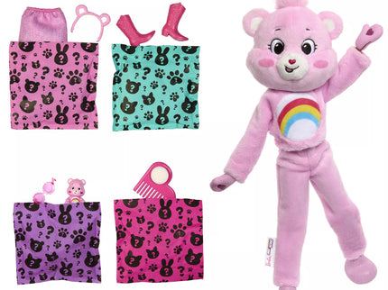 BARBIE CUTIE REVEAL CARE BEARS Surprise Set Cheer Bear (JCN95)