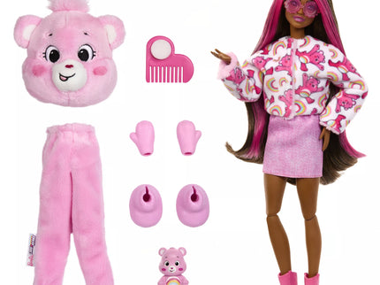 BARBIE CUTIE REVEAL CARE BEARS Surprise Set Cheer Bear (JCN95)