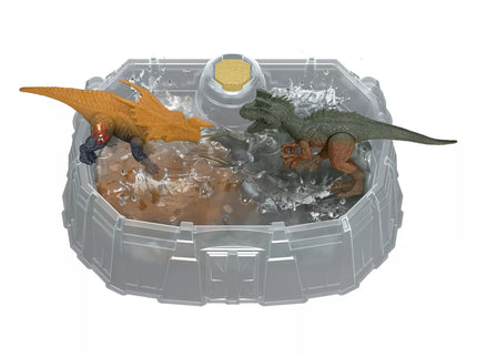 JURASSIC WORLD rinkinys su spalvų keitimo funkcija – Kovų arena (JDC59)