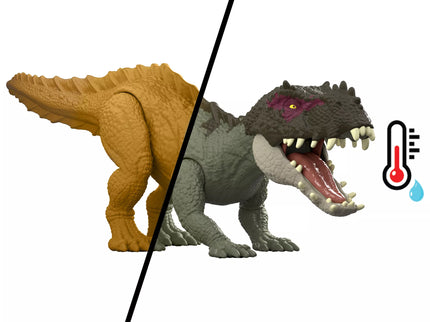 JURASSIC WORLD rinkinys su spalvų keitimo funkcija – Kovų arena (JDC59)