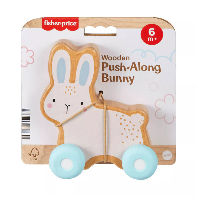 FISHER-PRICE Rolling Wooden Toy - Bunny (JDM52)