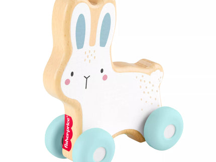 FISHER-PRICE Rolling Wooden Toy - Bunny (JDM52)