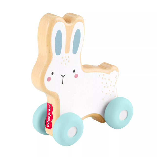 FISHER-PRICE Rolling Wooden Toy - Bunny (JDM52)