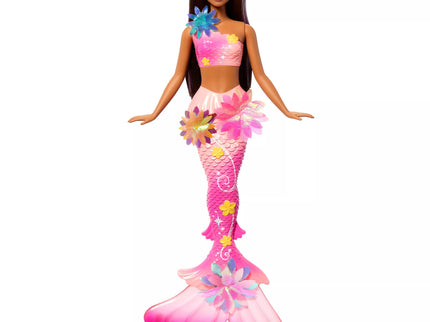 BARBIE DREAMTOPIA BLOOMING MAGIC Brunette Mermaid (JDM73)