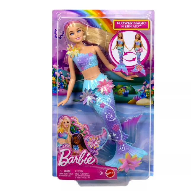 BARBIE Dreamtopia Blooming Magic Blonde Mermaid (JDM72)