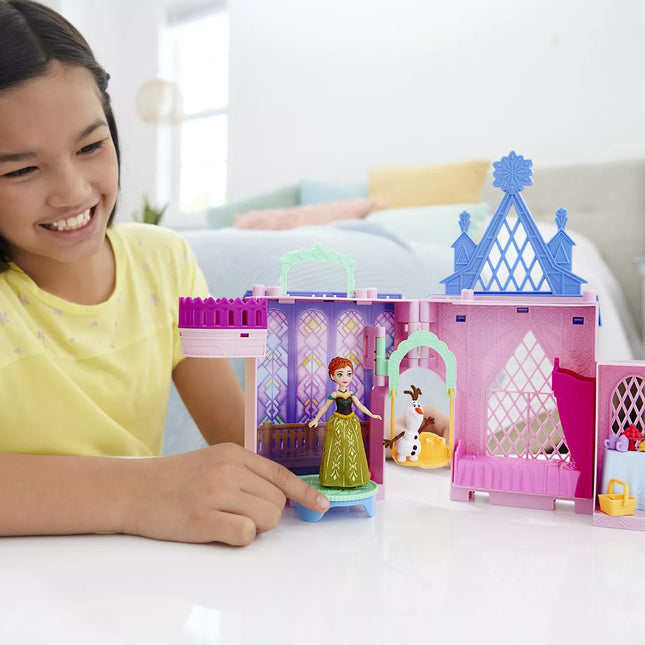 DISNEY FROZEN smaller size Anna and Arendelle Castle (JDP65)