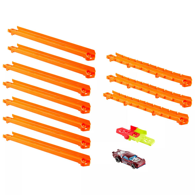 HOT WHEELS Track Extension Set + Toy Car (JDW43)
