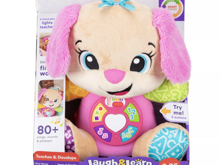 FISHER-PRICE išmaniųjų lygių mokomojo šuniuko sesutė LT (lietuviškai įgarsinta) (JFD32)