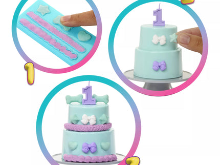 BARBIE PARTY UNBOXED REVEAL surprise set - dark-haired doll (JFG72)