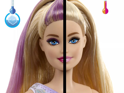 BARBIE PARTY UNBOXED REVEAL Surprise Set - Blonde Doll (JFG70)