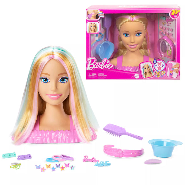 BARBIE STYLING HEAD Hair Styling Set (JFG81)