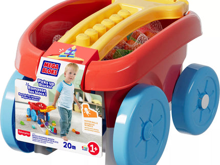 MEGA BLOKS kaladėlių rinkimo vežimėlis (JFR30)