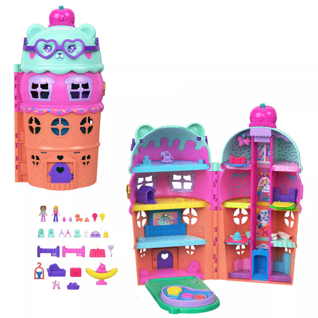 POLLY POCKET ICE CREAM HOUSE Playset (JFT91)