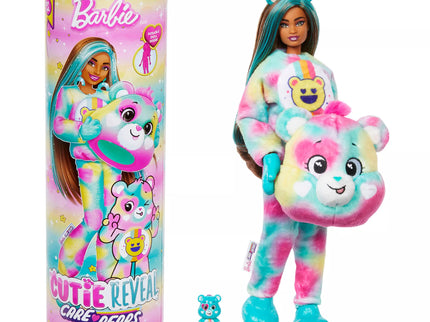 BARBIE CUTIE REVEAL CARE BEARS rinkinys – Good Vibes Bear (JFV62)