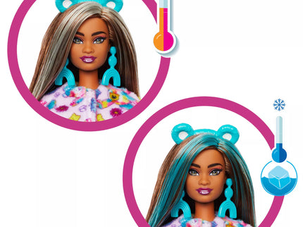 BARBIE CUTIE REVEAL CARE BEARS rinkinys – Good Vibes Bear (JFV62)