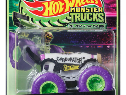 HOT WHEELS MONSTER TRUCKS Glows in the Dark Jeep (JFX08)