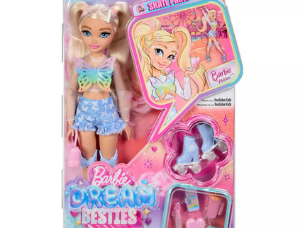 BARBIE DREAM BESTIES ROLLER SKATE doll – Malibu (JFX96)