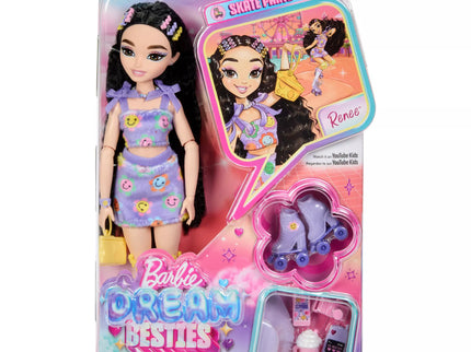 BARBIE DREAM BESTIES ROLLER SKATE doll – Renee (JFX99)