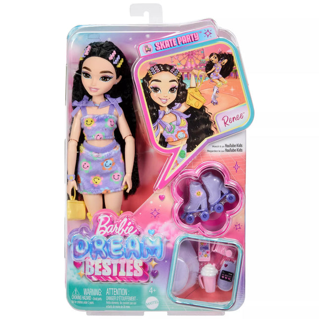 BARBIE DREAM BESTIES ROLLER SKATE doll – Renee (JFX99)