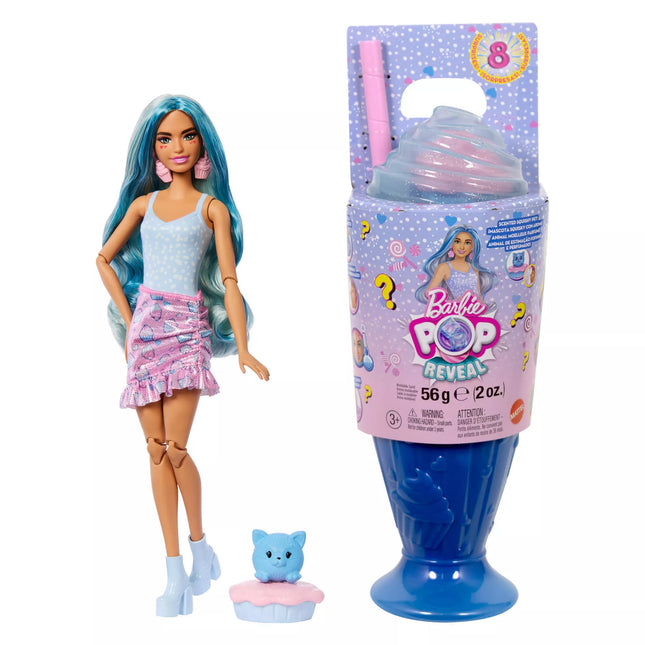BARBIE POP REVEAL set - Blue Hair, Sweet Tears series (JFY61)