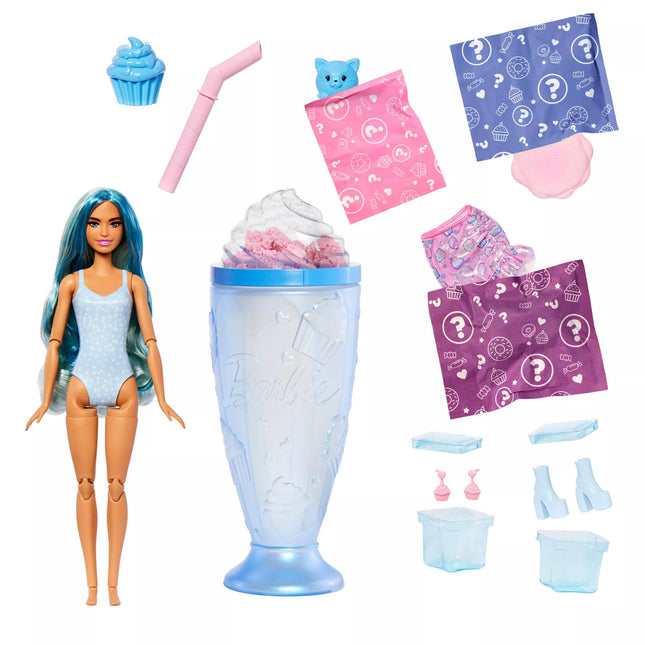 BARBIE POP REVEAL set - Blue Hair, Sweet Tears series (JFY61)
