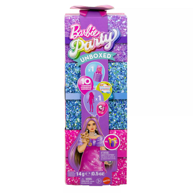 BARBIE PARTY UNBOXED REVEAL set – Curvy (JFY67)