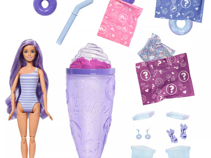 BARBIE POP REVEAL rinkinys – Purple Hair, Sweet Tears serija (JFY60)
