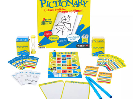 Pictionary Board Game (Lithuanian Language) (JGF68)