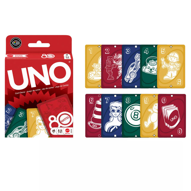 UNO Cards MATTEL 80 (JGK30)