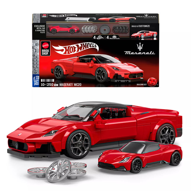 MATTEL BRICK SHOP HOT WHEELS Constructor - Speed ​​Maserati (JFR90)