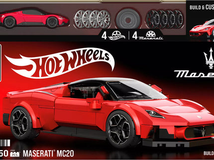 MATTEL BRICK SHOP HOT WHEELS Constructor - Speed ​​Maserati (JFR90)