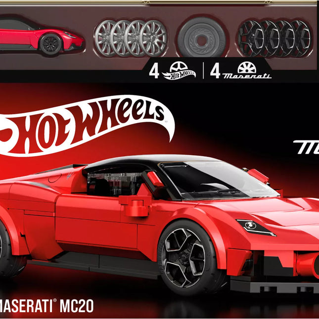 MATTEL BRICK SHOP HOT WHEELS Constructor - Speed ​​Maserati (JFR90)