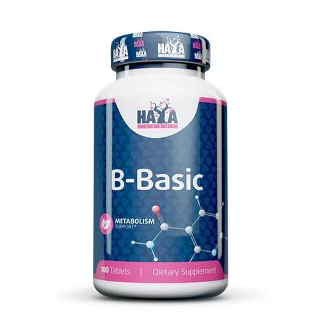 Haya Labs B-Basic (B vitaminų kompleksas) 100 tab.
