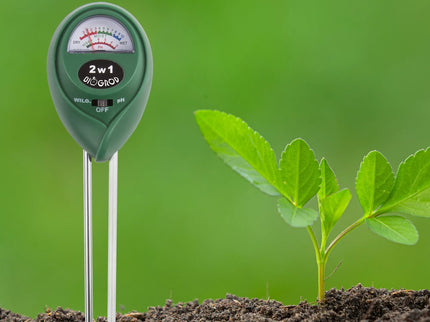 2-in-1 dirvožemio matuoklis