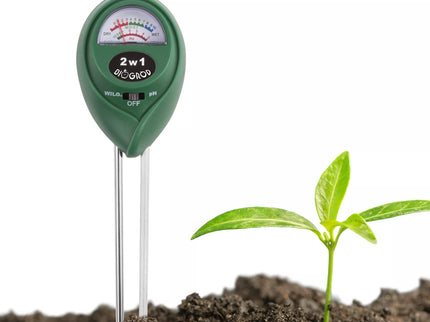 2-in-1 dirvožemio matuoklis