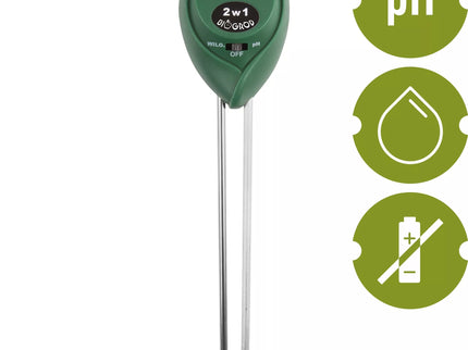 2-in-1 dirvožemio matuoklis