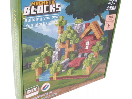 200 magnetinių kubelių rinkinys