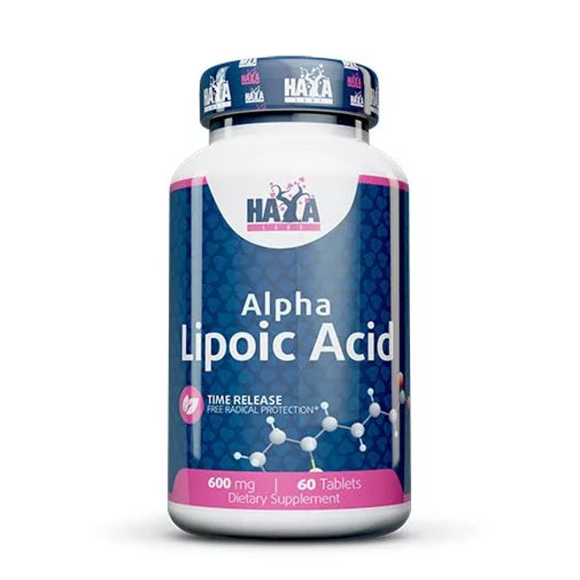Haya Labs Alpha Lipoic Acid (Alfa lipoinė rūgštis) 60 tabl.