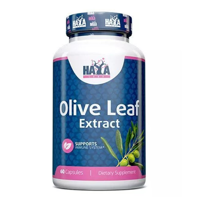 Haya Labs Olive Leaf  Extract 60 kaps. (Alyvuogių lapų ekstraktas)