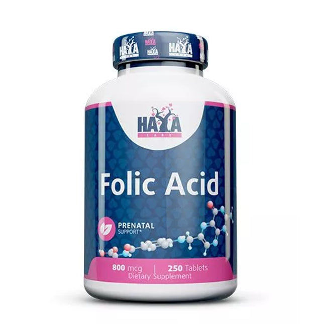 Haya Labs Folic Acid (folio rūgštis) 250 tab.
