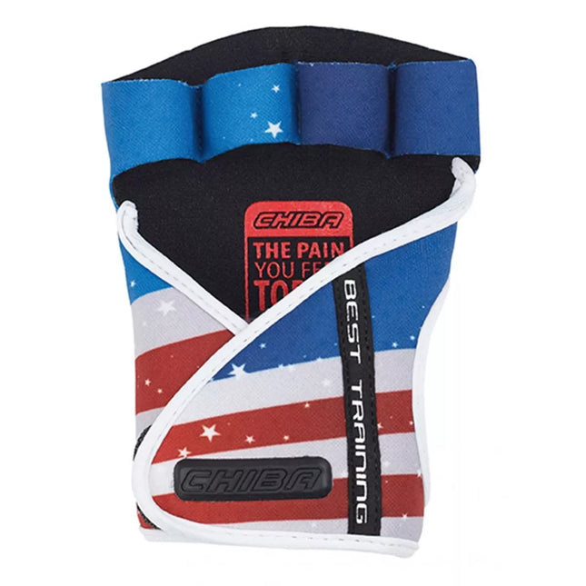 Chiba Lady Motivation Gloves 40936 (Royal/White/Red)