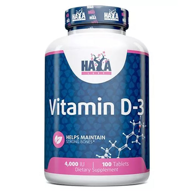 Haya Labs Vitamin D-3 (4000 IU) 100 tabl.