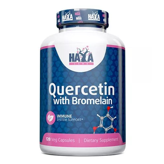 Haya Labs Quercetin with Bromelain 120 Capsules